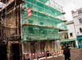 Construction work on a building in Opie Street, Norwich, Norfolk