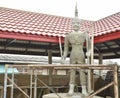 Building Thai guard statue Royalty Free Stock Photo