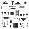 Building tools symbols vector illustration Royalty Free Stock Photo