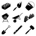 Building tools vector set