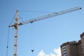 Building tower crane Royalty Free Stock Photo