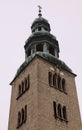 Building tower with cross in Salzburg Royalty Free Stock Photo