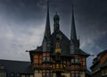 The building of town hall of Wernigerode, Germany Royalty Free Stock Photo