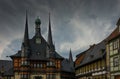 The building of town hall of Wernigerode, Germany Royalty Free Stock Photo