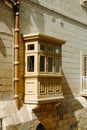 Building with traditional balcony, Valletta, Malta