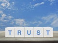 Building trust business concept