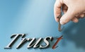 Building trust. Trusted advisor concept