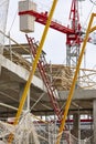 Building under construction. Crane machinery structure. Industry Royalty Free Stock Photo