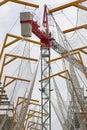 Building under construction. Crane machinery structure. Industry Royalty Free Stock Photo