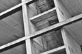 Building under construction, reinforced concrete structure Royalty Free Stock Photo