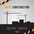 Building under Construction site Royalty Free Stock Photo