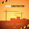 Building under Construction site Royalty Free Stock Photo