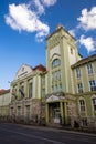 Building of university of Pecs, faculty of law, economics and business studies Royalty Free Stock Photo