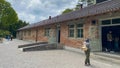 Building used as a gas chamber in the Dachau concentration camp