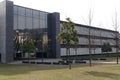 Building of USI, Universita della Svizzera italiana, in Lugano, Switzerland Royalty Free Stock Photo