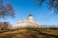 Building of Utah State Capitol in Salt Lake City Royalty Free Stock Photo