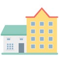 Building Vector Icon Which can easily modify or edit Royalty Free Stock Photo