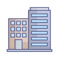 Building  Vector Icon which can easily modify or edit Royalty Free Stock Photo