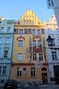 Building on VeleslavÃÂ­nova street in PlzeÃË Royalty Free Stock Photo