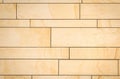 Building wall made of ceramic tiles. Royalty Free Stock Photo