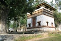 building (warehouse ?) in wangdue phodrang (bhutan)