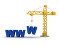 Building web site Royalty Free Stock Photo