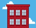 Building Windows Red Brick Royalty Free Stock Photo