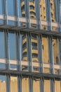 Building windows reflecting sky Royalty Free Stock Photo