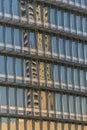 Building windows reflecting sky Royalty Free Stock Photo