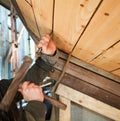 Building wooden boat