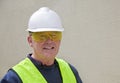 Building worker in safety gear Royalty Free Stock Photo