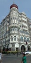 This building you know it`s hotel ,this name Taj hotal at Mumbai Royalty Free Stock Photo