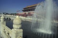 CHINA BEIJING ZHENGYANGMEN GATE Royalty Free Stock Photo