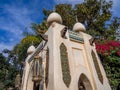 Buildings in Adventureland at Disneyland Park Royalty Free Stock Photo