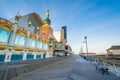 Buildings along the boardwalk in Atlantic City, New Jersey