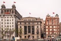 3 buildings along Bund, Shanghai, China Royalty Free Stock Photo