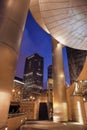 Buildings along Chicago River Royalty Free Stock Photo