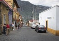 Buildings along a street, Mexico City, Mexico