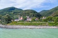 Buildings along the Wachau Valley, Austria Royalty Free Stock Photo