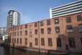 Buildings alongside Nottingham Canal in Nottingham in the UK Royalty Free Stock Photo