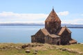 The buildings of the ancient monastery of Sevanavank near Lake Sevan in Armenia Royalty Free Stock Photo