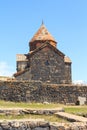 The buildings of the ancient monastery of Sevanavank near Lake Sevan in Armenia Royalty Free Stock Photo