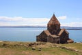 The buildings of the ancient monastery of Sevanavank near Lake Sevan in Armenia Royalty Free Stock Photo