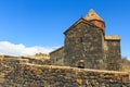 The buildings of the ancient monastery of Sevanavank near Lake Sevan in Armenia Royalty Free Stock Photo