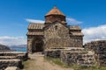 The buildings of the ancient monastery of Sevanavank near Lake Sevan in Armenia Royalty Free Stock Photo