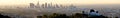 Beautiful Light Los Angeles Downtown City Skyline Urban Metropolis Royalty Free Stock Photo