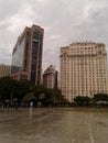 Buildings around Maua square Rio de Janeiro Downtown Brazil Royalty Free Stock Photo