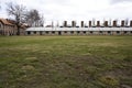 Buildings at Auschwitz concentration camp, Poland Royalty Free Stock Photo