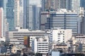 Buildings background of Bangkok metropolis Thailand.