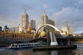 Buildings on bank of Yarra river, Melbourne